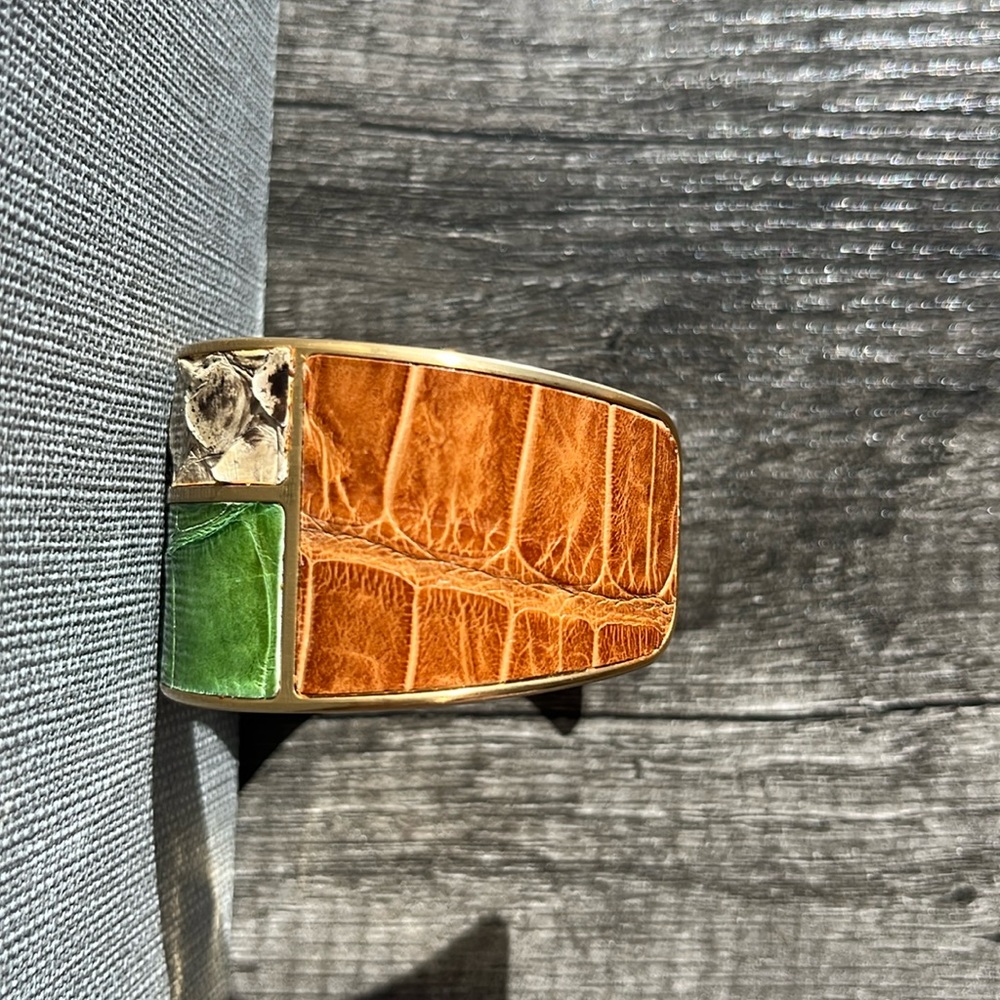 Authentic Tod’s Multicolor Patchwork Exotic Leath… - image 6